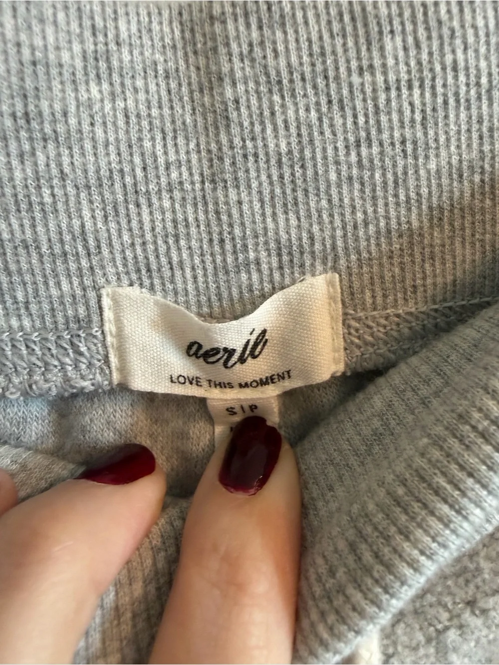 Gray Drawstring Lounge Pants